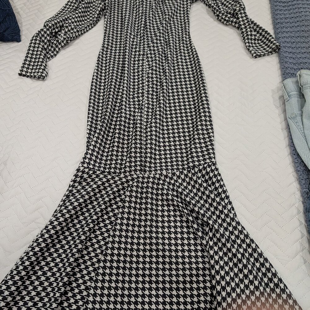 Shein Houndstooth Dress
